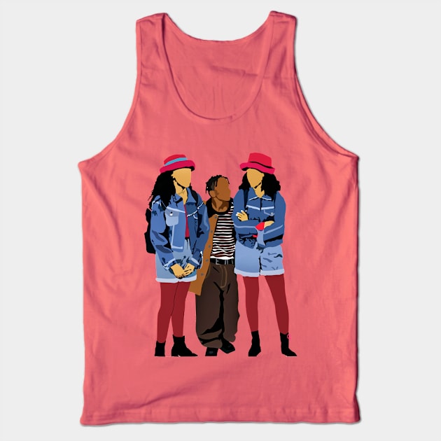 Sister Sister Art Classic TV Show Christmas Tank Top by gorilaboss